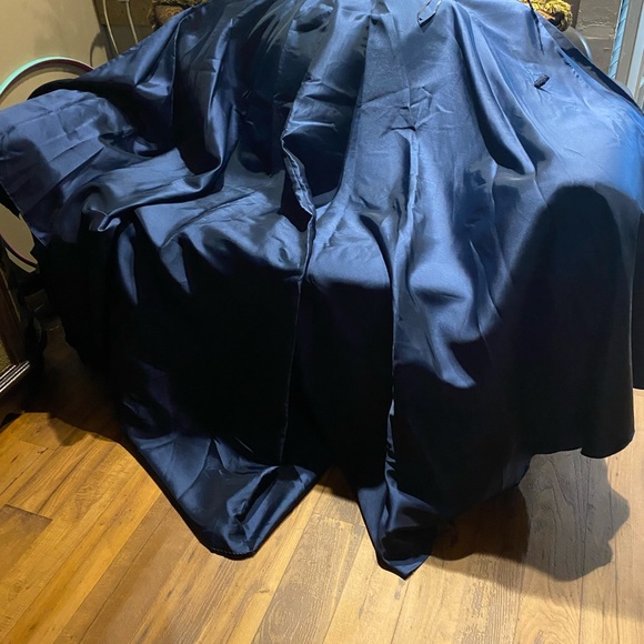 Custom jumpsuit with satin detachable skirt - Picture 5 of 9